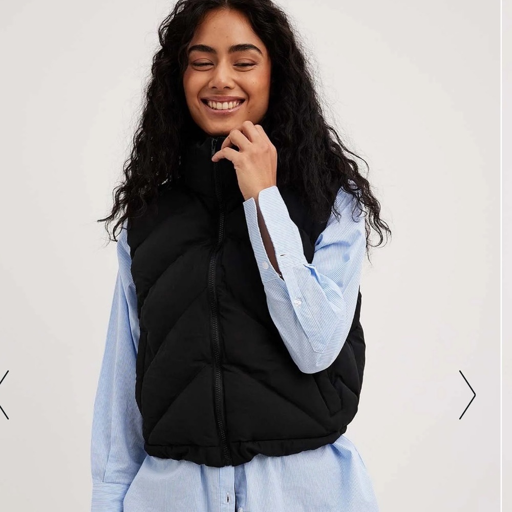 NA-KD padded puffer vest
